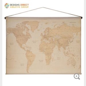 Vintage Map Tapestry Wall Decor from Hobby Lobby